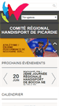 Mobile Screenshot of handisport-picardie.org