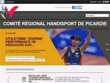 Tablet Screenshot of handisport-picardie.org